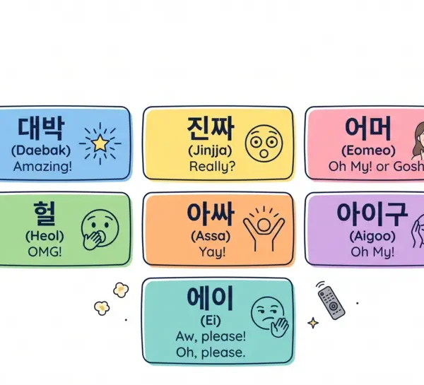 7 Essential Korean Reaction Words Every K-Drama Fan&hellip;