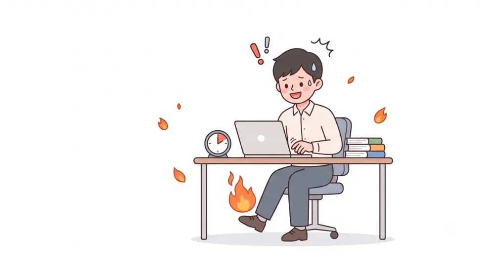 Expressing Urgency in Korean: The Complete Guide to “발등에 불이 떨어지다”